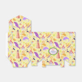 おもしろいビーチイエローフェイスボックス フェイバーボックス (折り畳みなし)