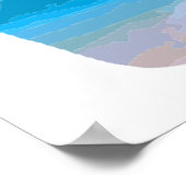 おもしろいビーチサンダルサマービーチアートフォーバケーション ポスター (角)