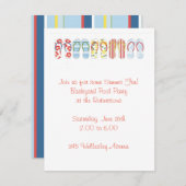 おもしろいビーチサンダル招待状 招待状