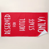 おもしろいビーチタオル ビーチタオル (正面)