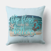 おもしろいビーチディコール クッション (裏面)