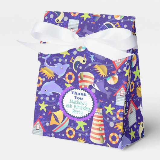 おもしろいビーチネイビーフビーボックス フェイバーボックス (正面サイド)