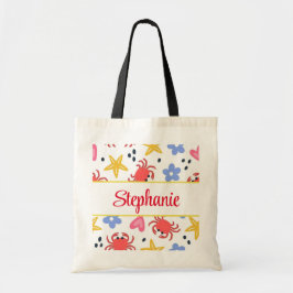 おもしろいビーチパーソナライズされたトートバッグ トートバッグ