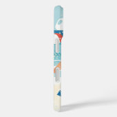 おもしろいビーチパーティーイラストレーション Case-Mate iPhoneケース (裏面 / 右)