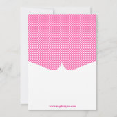 おもしろいビーチボールフリップフロップガールズプールパーティー招待状 招待状 (裏面)