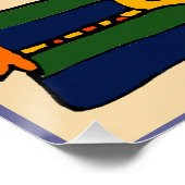 おもしろいビーチポスター ポスター (コーナー)