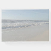 おもしろいビーチ結婚プリントゲストブック ゲストブック (裏面)