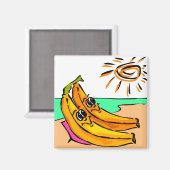 おもしろいビーチ結婚式アイディア マグネット (正面/裏面)