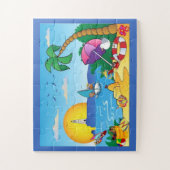 おもしろいビーチ ジグソーパズル (縦)