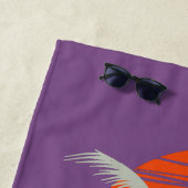 おもしろいビーチPlease Palm Tree and Sun ビーチタオル (インサイチュ)