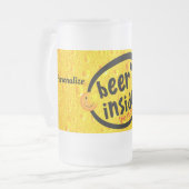 -おもしろいビールこのマグカップデザイン フロストグラスビールジョッキ (正面左)