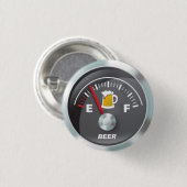 -おもしろいビールメーターのフィルアップゲージ 缶バッジ (正面&裏面)