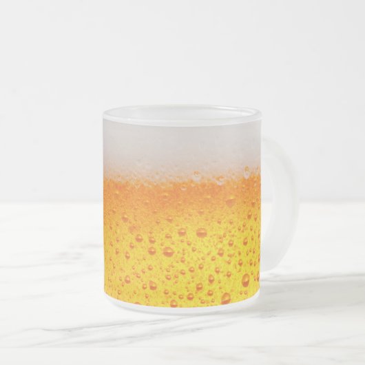 おもしろいビール醸造所ハッピーアワーパーティー フロストグラスマグカップ (正面右)