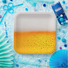 おもしろいビール醸造所ハッピーアワーパーティー ペーパープレート