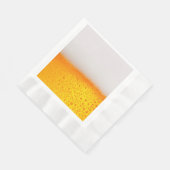 おもしろいビール醸造所ハッピーアワーパーティー 縁ありランチョンナプキン (角)