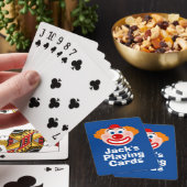 おもしろいピエロ顔カスタムの遊カード子供へ トランプ (インサイチュ)
