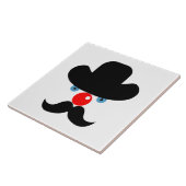 おもしろいピエロ顔 タイル (側面)