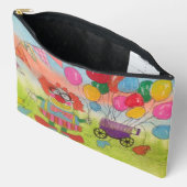 おもしろいピエロ アクセサリーポーチ (見開き)