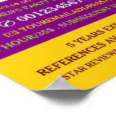 おもしろいピエロ，キッズエンターテイナー，ピエロ広告ズ ポスター (角)