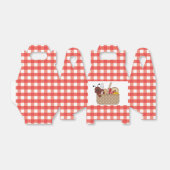 おもしろいピクニック用の切妻の箱の好意ボックス フェイバーボックス (折り畳みなし)