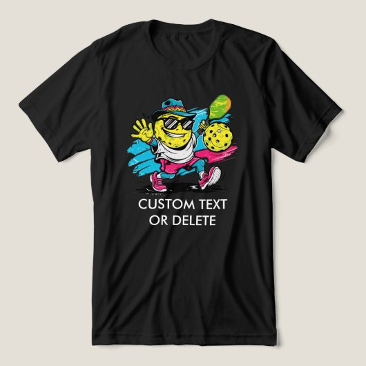 おもしろいピクルボール トライブレンドＴシャツ (デザイン正面)