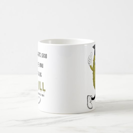 おもしろいピクレパーソナライズされた卒業ギフト2025 コーヒーマグカップ (中央)