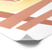 おもしろいピグオンファームとフェンス ポスター (角)