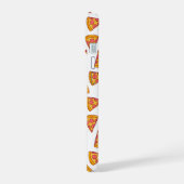 おもしろいピザのスライスパターン iPhone 15ケース (左側面)