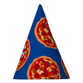 おもしろいピザテーマ誕生日パーティー帽子供へ子 パーティーハット (右)