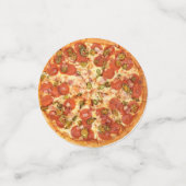 おもしろいピザラバーバースデーパーティーカスタムお祝い コンフェッティ (スモール正面)