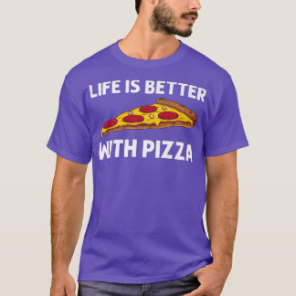 おもしろいピザ女子男性へ食イタリアンピザ愛好家 Tシャツ