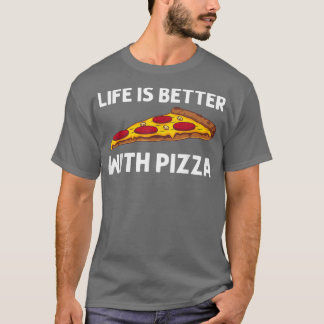 おもしろいピザ女子男性へ食イタリアンピザ愛好家 Tシャツ