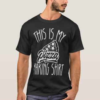 おもしろいピザ好きユーモアこれは私のピザ作りだ Tシャツ