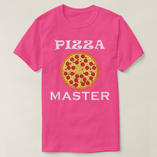おもしろいピザ屋ホビーシェフイタリアンフード Tシャツ (デザイン正面)