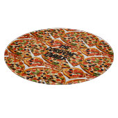 おもしろいピザ、Corleoneファミリーガラス切断板 カッティングボード (角)