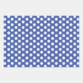 おもしろいピックボールパターンブルーグリーンオレンジ ラッピングペーパーシート (正面2)