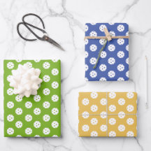 おもしろいピックボールパターンブルーグリーンオレンジ