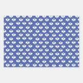 おもしろいピックボールパドルとボールブルーグリーンイエロー ラッピングペーパーシート (正面2)