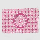 おもしろいピックボールプリンセスピガーリーッおもしろいク ゴルフタオル (横)