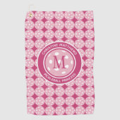 おもしろいピックボールプリンセスピガーリーッおもしろいク ゴルフタオル (正面)