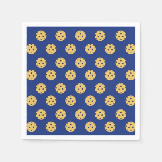 おもしろいピックボール柄ピックボールパーティー スタンダードカクテルナプキン (正面)
