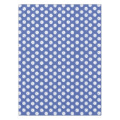 おもしろいピックボール柄ブルーホワイトスポーツボール テーブルクロス (正面)