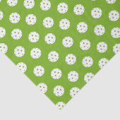 おもしろいピックボール柄ホワイトグリーンスポーツボール 薄葉紙 (詳細)