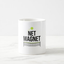 おもしろいピックルボールネットマグネットマグ コーヒーマグカップ