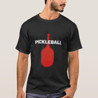 おもしろいピックルボールパドル グラフィックTシャツ Tシャツ