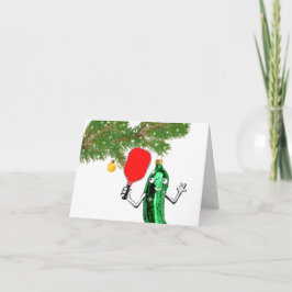 おもしろいピックルボール クリスマスカード