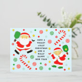 おもしろいピックルボール クリスマスカード (スタンド正面)