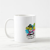 おもしろいピックルボール コーヒーマグカップ (左)