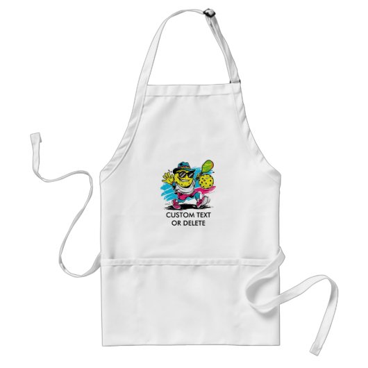 おもしろいピックルボール スタンダードエプロン (正面)