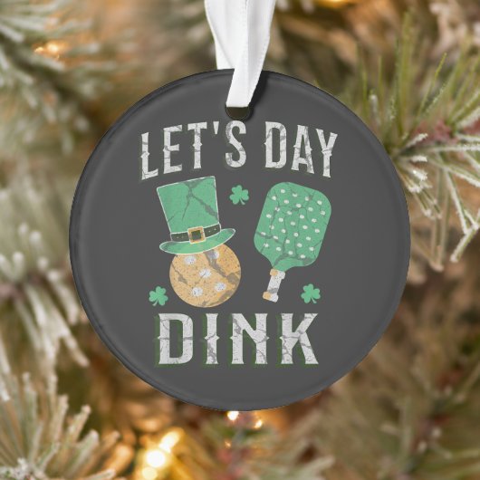 おもしろいピックルボール Let's day dink オーナメント (ツリー)